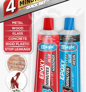 Magic®4 MINUTE CLEAR EPOXY